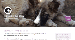 Desktop Screenshot of animalrescuecrew.org